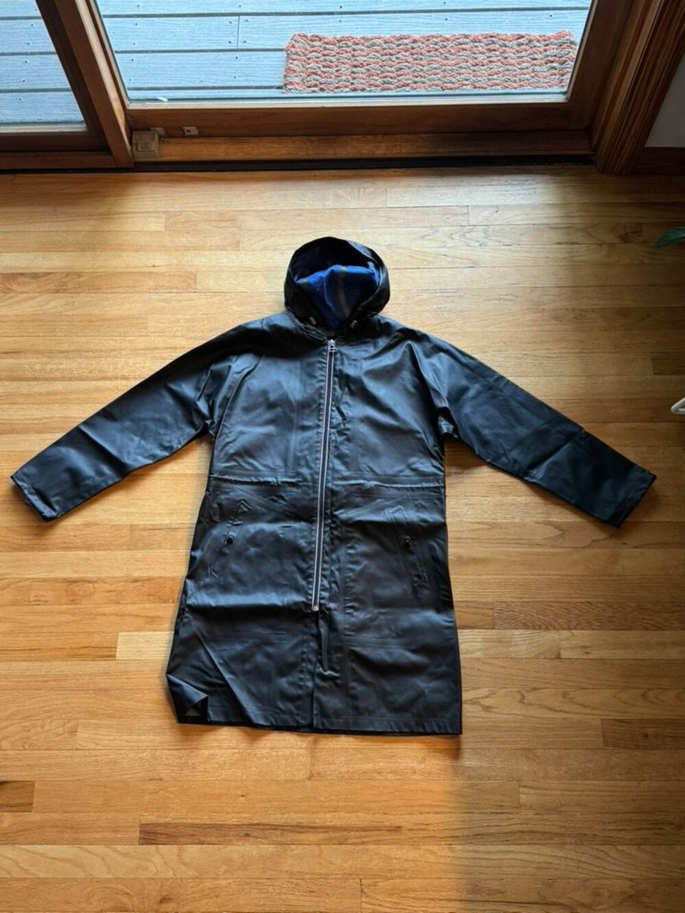 Rag and Bone Rain Coat in Black Size S